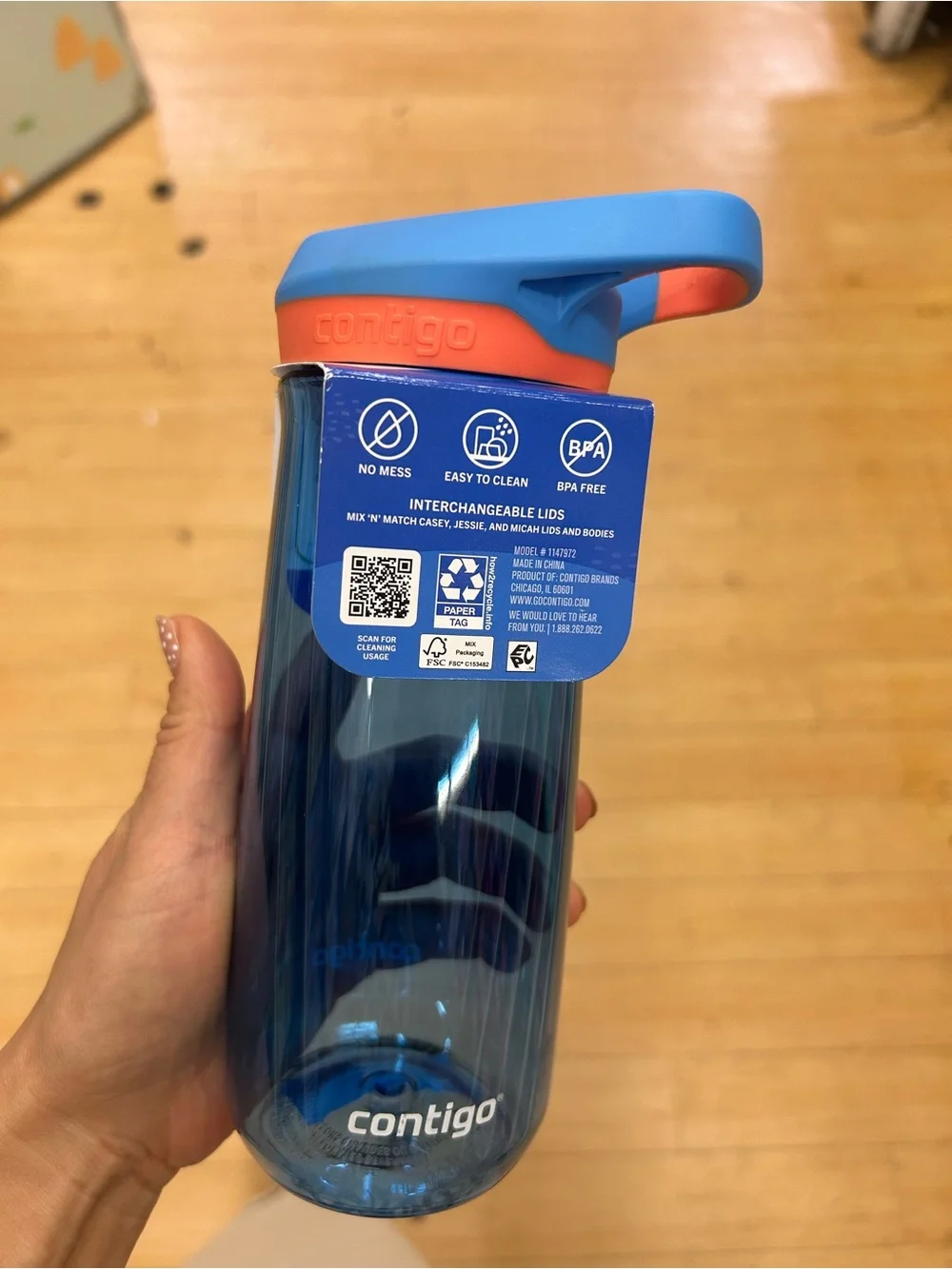 NWT Contigo Kids Micah Water Bottle